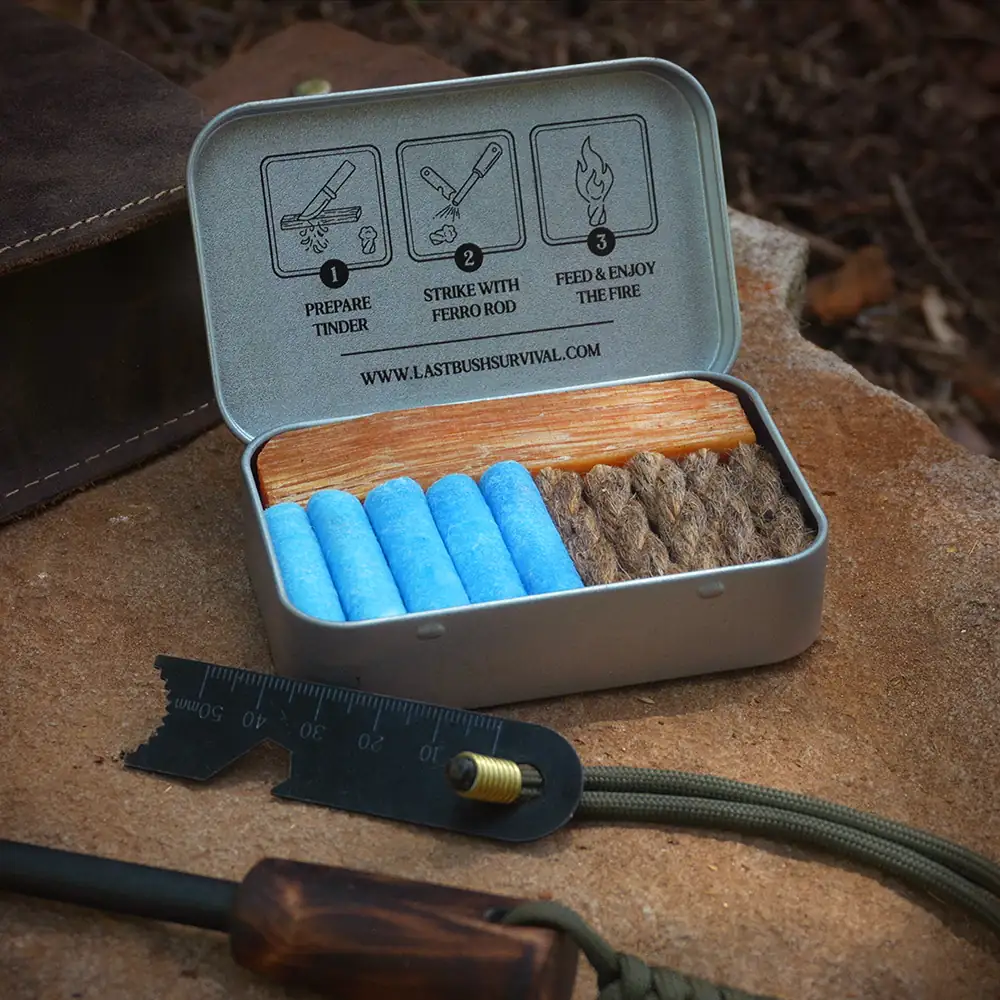 FIERTE SOIGNE MD KIT-1639 6点セット Suhar Fire Kit - The Complete Bushcraft Fire Starter Kit