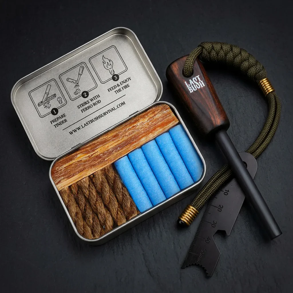 suhar fire kit survival bushcraft starter lastbush gear